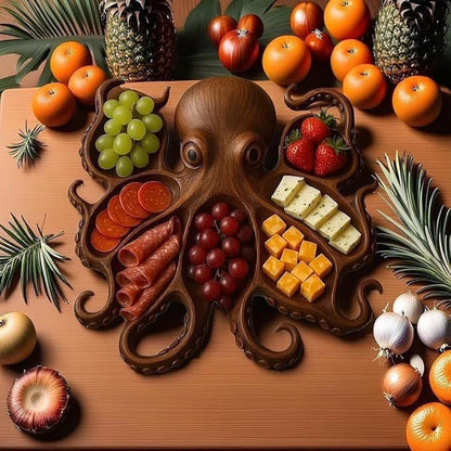 Tagliere di frutta e salumi a tema animali