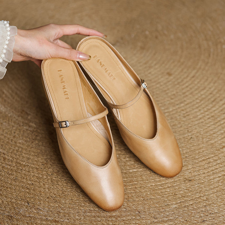 Avina Mules in pelle genuina