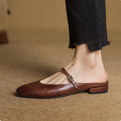 Avina Mules in pelle genuina