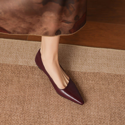 Brisa Décolleté in pelle autentica