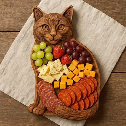 Tagliere di frutta e salumi a tema animali