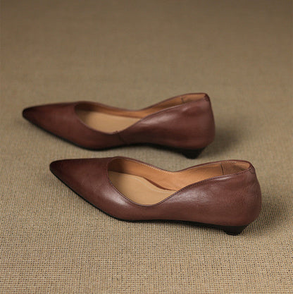 Arla Ballerine in pelle autentica