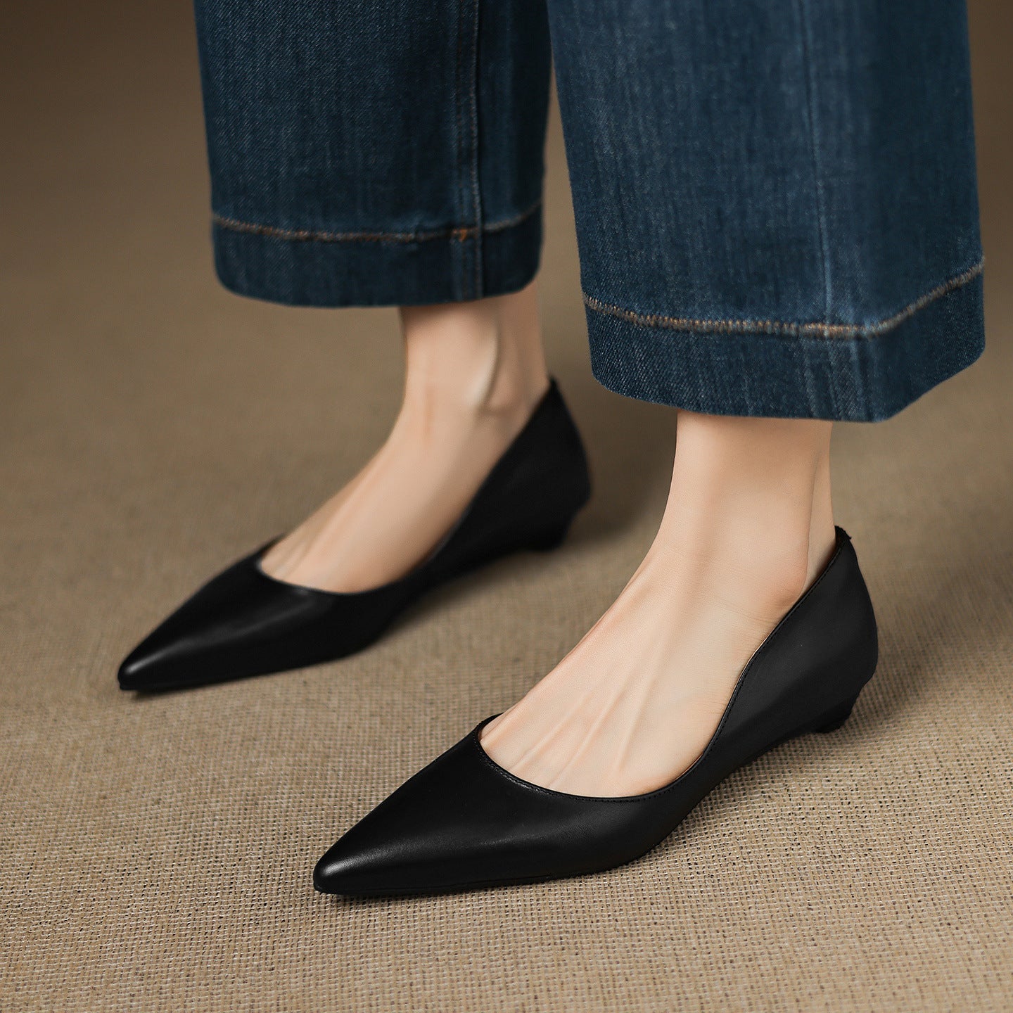 Arla Ballerine in pelle autentica