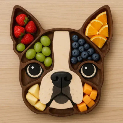 Tagliere di frutta e salumi a tema animali
