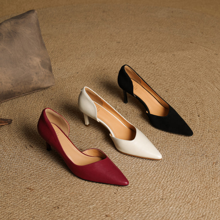 Avella Tacchi in pelle autentica
