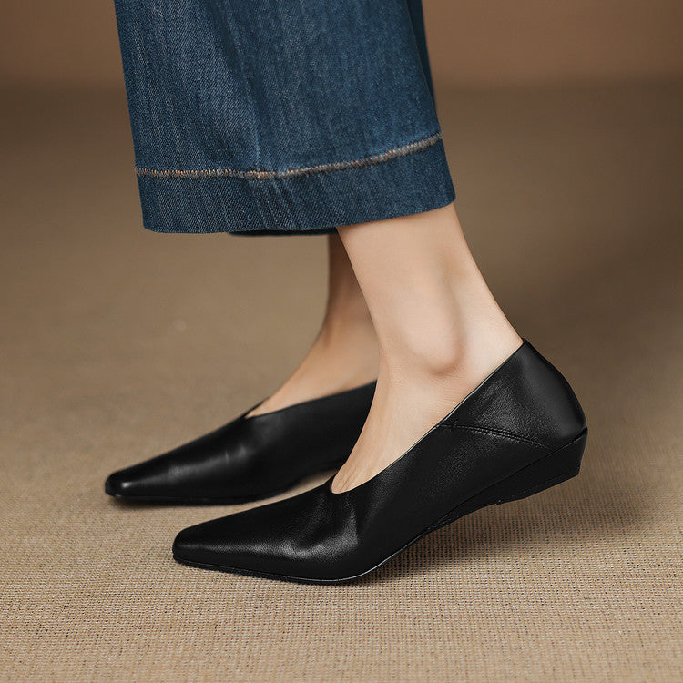 Amira Ballerine in pelle genuina