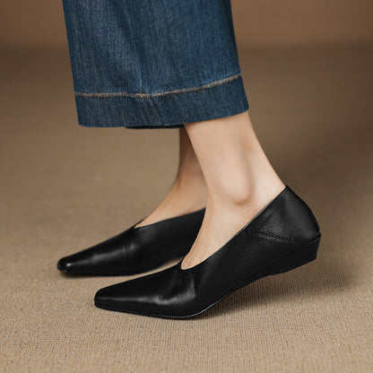 Amira Ballerine in pelle genuina