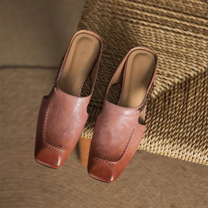 Mule in pelle Avella