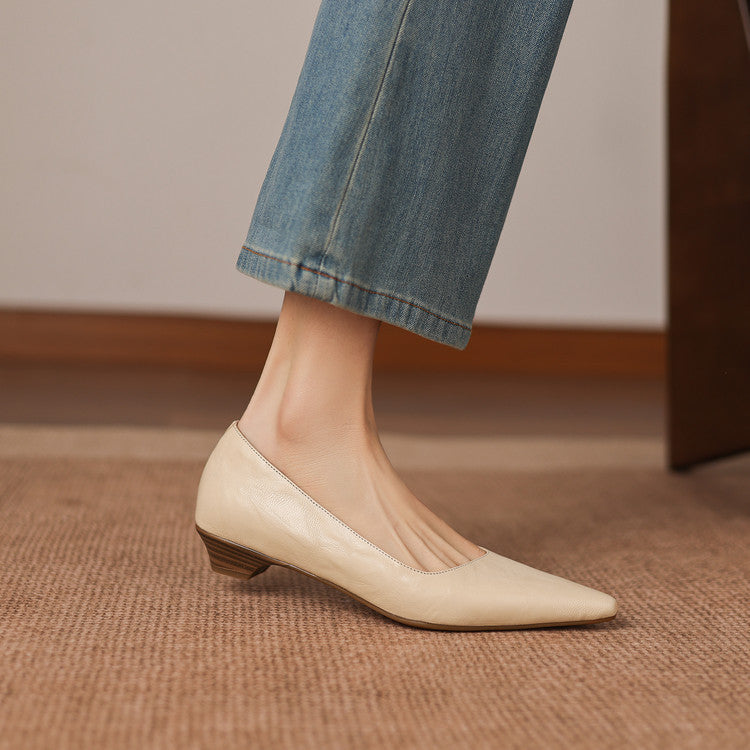 Brisa Décolleté in pelle autentica