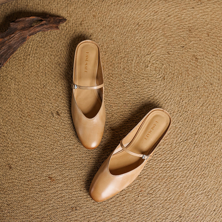 Avina Mules in pelle genuina