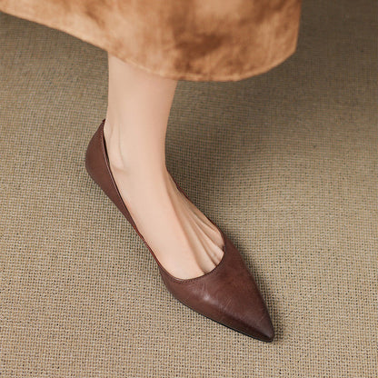 Arla Ballerine in pelle autentica