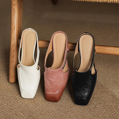 Mule in pelle Avella