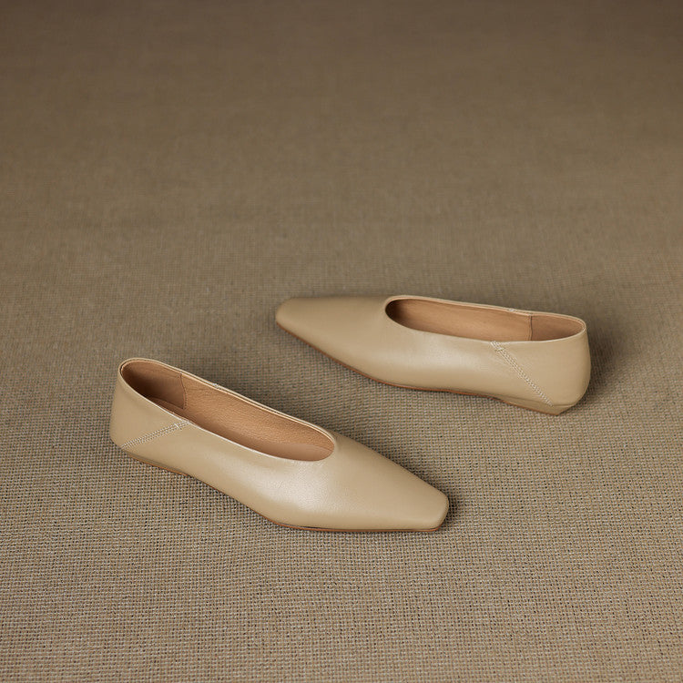 Amira Ballerine in pelle genuina