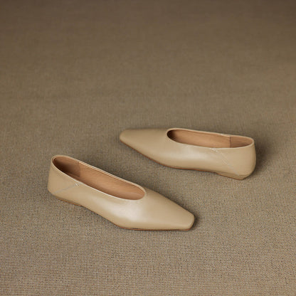 Amira Ballerine in pelle genuina