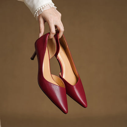 Avella Tacchi in pelle autentica