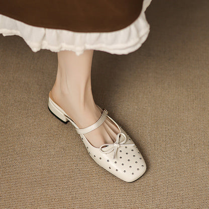 Belle mule in pelle genuina