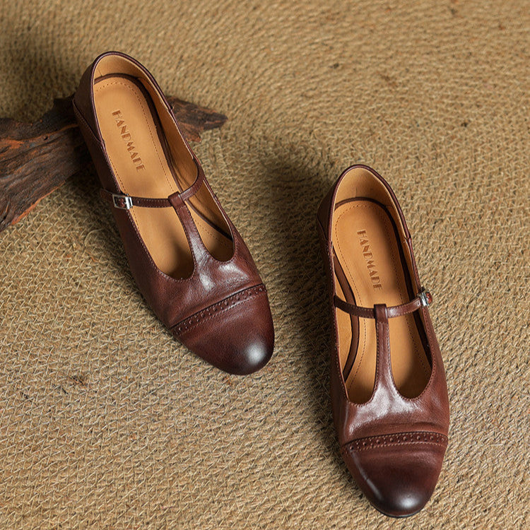 Bia Scarpe Basse in Pelle Genuina