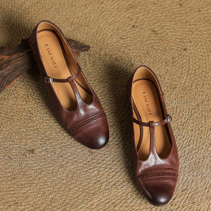 Bia Scarpe Basse in Pelle Genuina