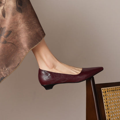Brisa Décolleté in pelle autentica