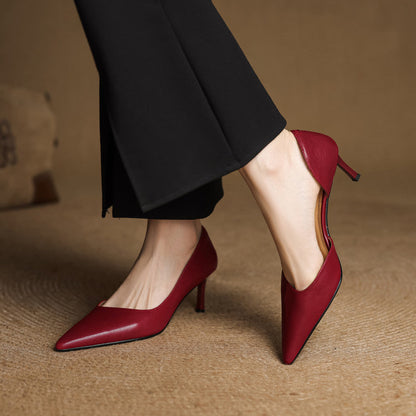 Avella Tacchi in pelle autentica