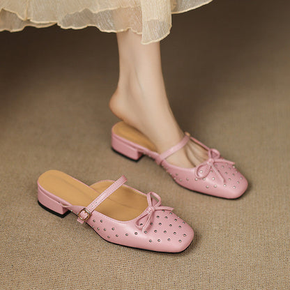Belle mule in pelle genuina