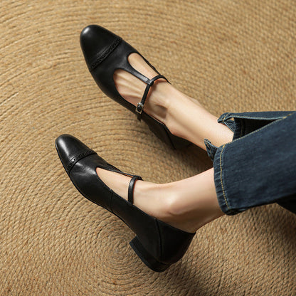 Bia Scarpe Basse in Pelle Genuina