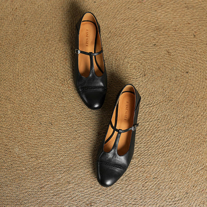 Bia Scarpe Basse in Pelle Genuina