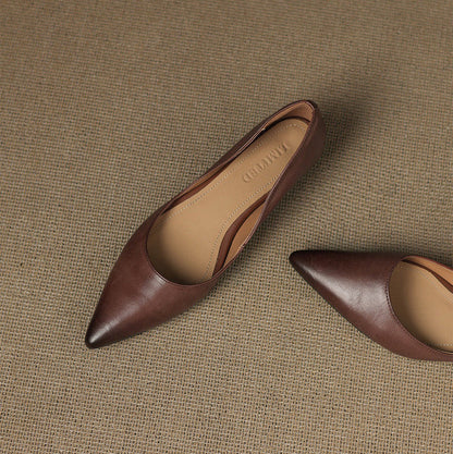 Arla Ballerine in pelle autentica