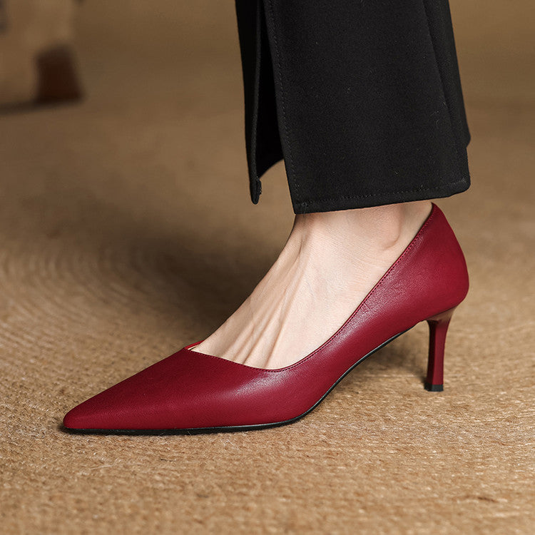 Avella Tacchi in pelle autentica
