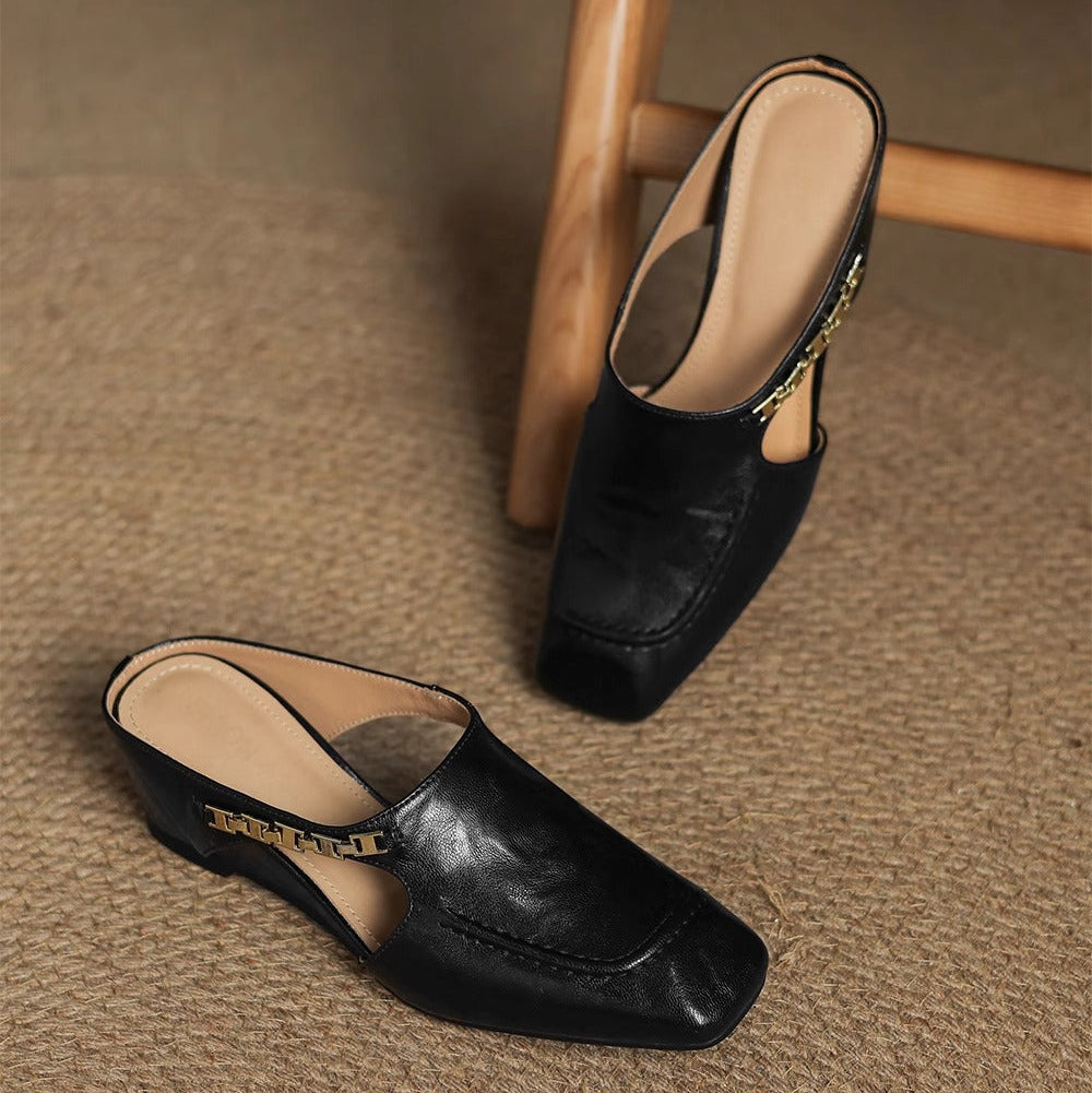 Mule in pelle Avella
