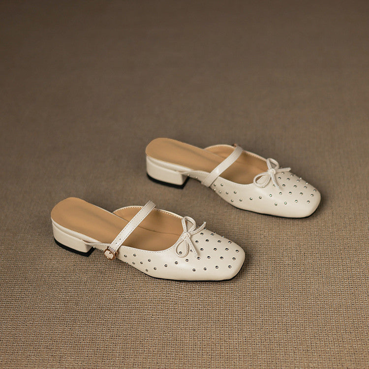 Belle mule in pelle genuina