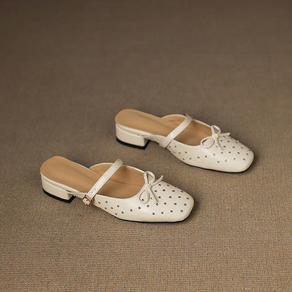 Belle mule in pelle genuina