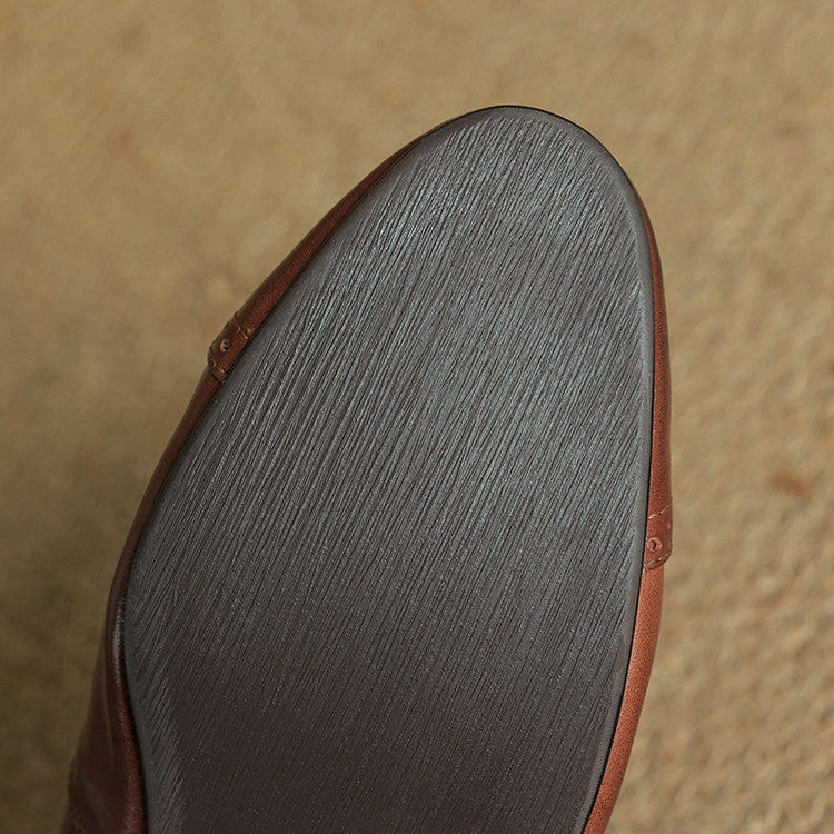 Bia Scarpe Basse in Pelle Genuina