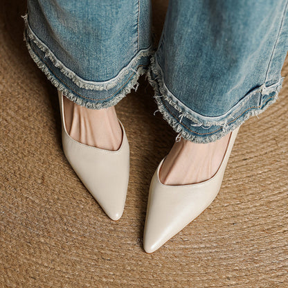 Avella Tacchi in pelle autentica