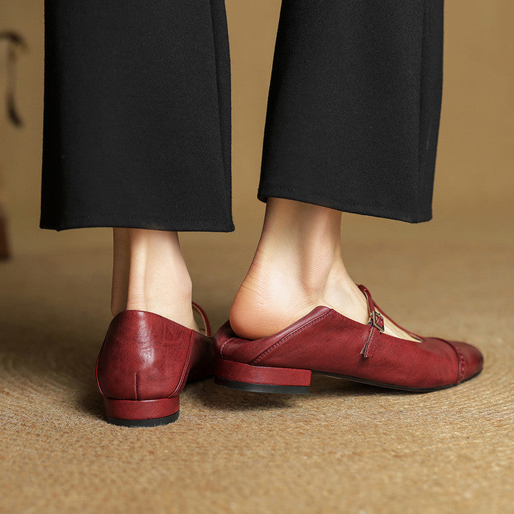 Bia Scarpe Basse in Pelle Genuina