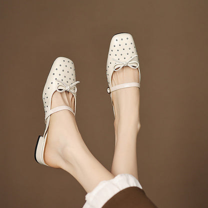 Belle mule in pelle genuina