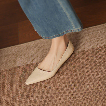 Brisa Décolleté in pelle autentica