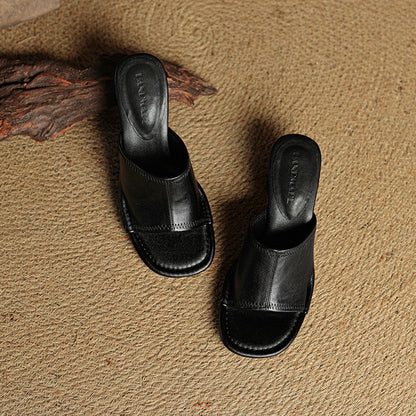 Mule in pelle genuina Amira