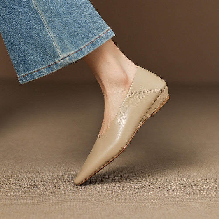 Amira Ballerine in pelle genuina