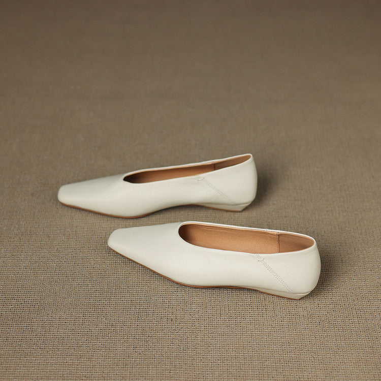 Amira Ballerine in pelle genuina