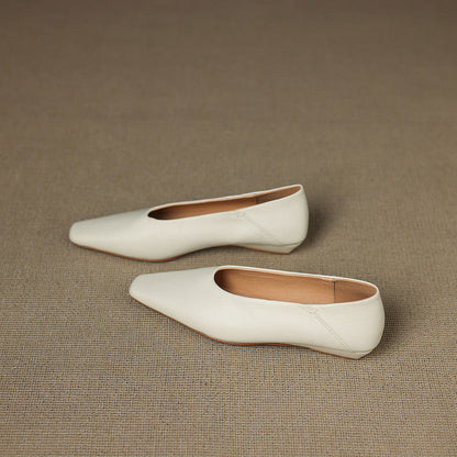 Amira Ballerine in pelle genuina