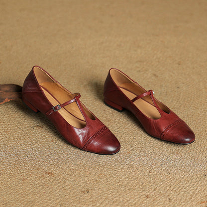 Bia Scarpe Basse in Pelle Genuina