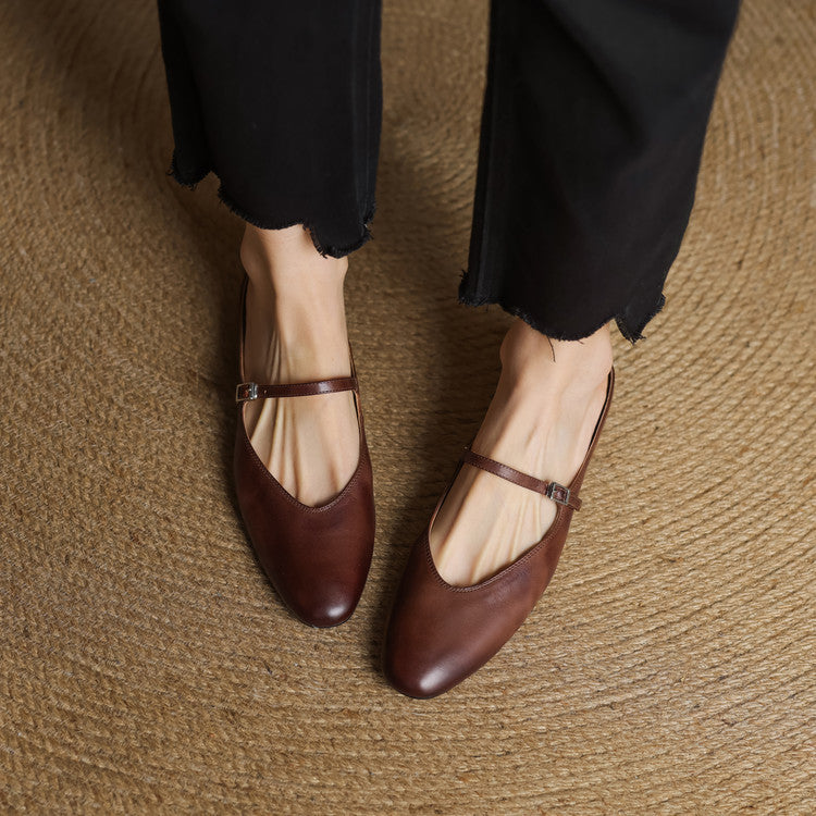 Avina Mules in pelle genuina