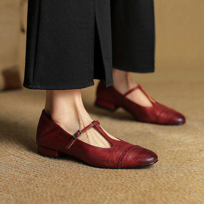 Bia Scarpe Basse in Pelle Genuina