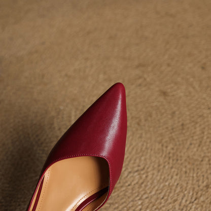 Avella Tacchi in pelle autentica