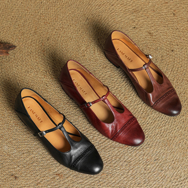 Bia Scarpe Basse in Pelle Genuina