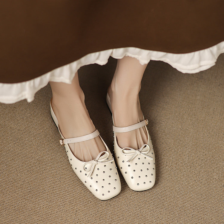 Belle mule in pelle genuina