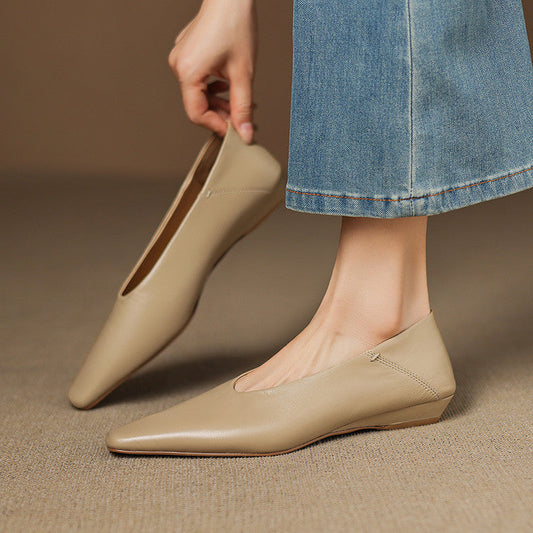 Amira Ballerine in pelle genuina