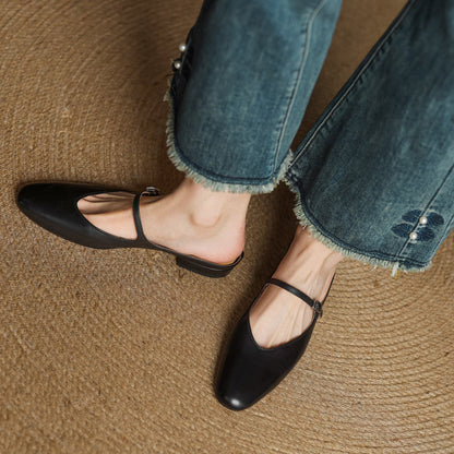 Avina Mules in pelle genuina