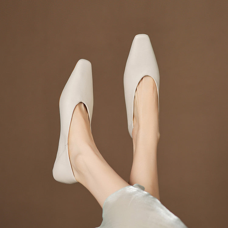 Amira Ballerine in pelle genuina